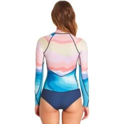 Billabong 2/2 Salty Dayz LS Springsuit Chest Zip Mirage -Plongée Soldes billabong 22 salty dayz ls springsuit chest zip mirage 2