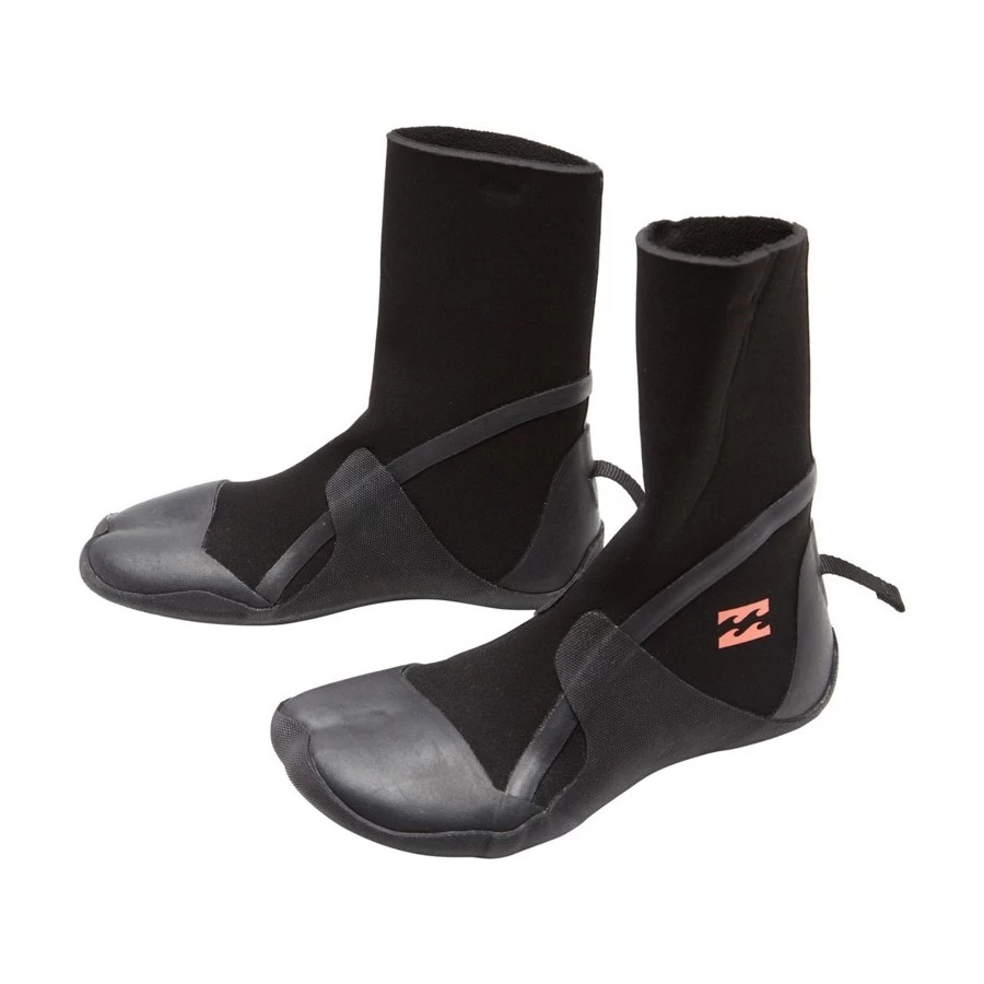 Chaussons Femme Billabong Synergy 5mm Split Toe - Black 1 Chaussons Femme Billabong Synergy 5mm Split Toe - Black