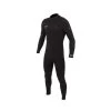 Combinaison Double Black 4/3mm Chest Zip Ocean & Earth - Black