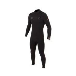 Combinaison Double Black 4/3mm Chest Zip Ocean & Earth - Black
