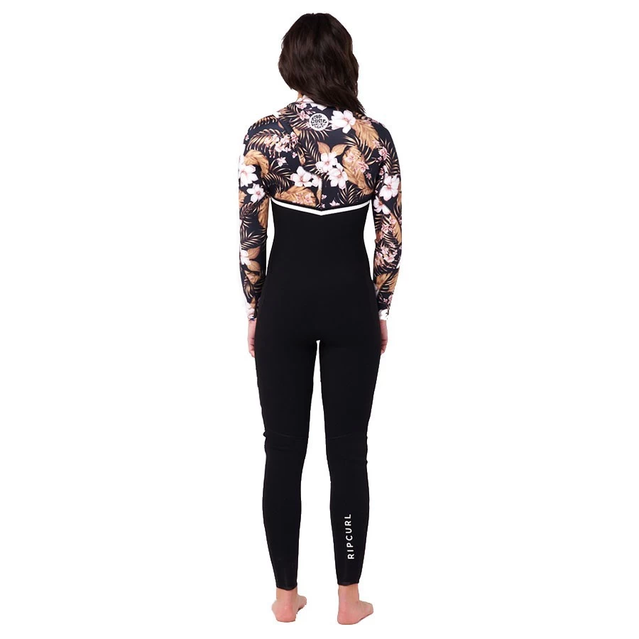 Combinaison Femme Rip Curl E-Bomb 3/2 Mm Zip Free - Black Gold 2 Combinaison Femme Rip Curl E-Bomb 3/2 Mm Zip Free - Black Gold – Image 2