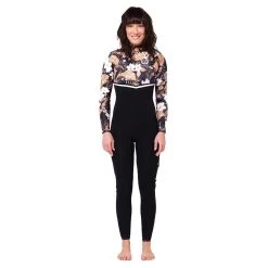 Combinaison Femme Rip Curl E-Bomb 3/2 Mm Zip Free - Black Gold