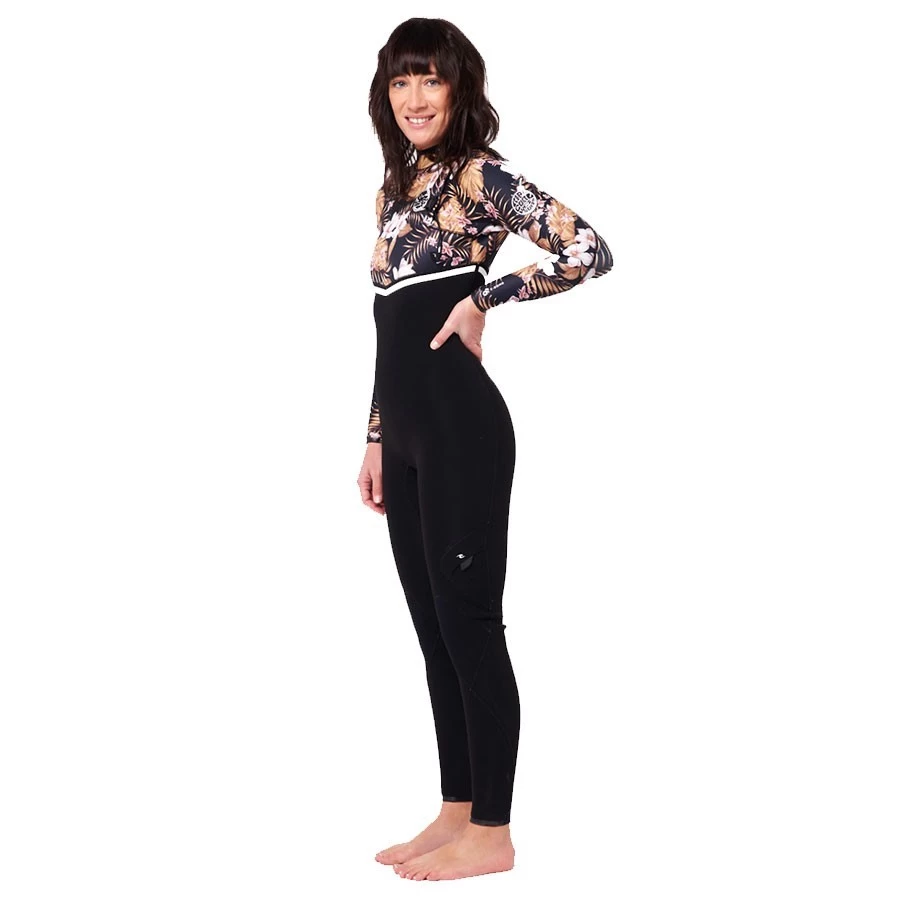 Plongée Soldes -Plongée Soldes combinaison femme rip curl e bomb 32 mm zip free black gold 3