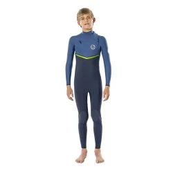 Combinaison Junior Rip Curl Flashbomb 3/2 Chest Zip Blue