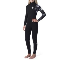 Combinaison Rip Curl 3/2 G Bomb Zip Free - Black/White