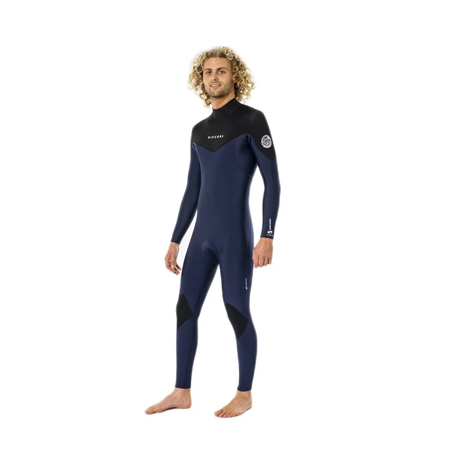 Combinaison Rip Curl Dawn Patrol 4/3 Back Zip - Navy 1 Combinaison Rip Curl Dawn Patrol 4/3 Back Zip - Navy