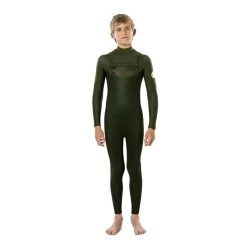 Combinaison Rip Curl Dawn Patrol 4/3 Chest Zip Green