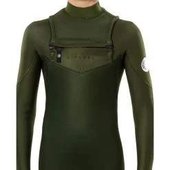 Combinaison Rip Curl Dawn Patrol 4/3 Chest Zip Green -Plongée Soldes combinaison rip curl dawn patrol 43 chest zip green 3