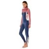 Combinaison Rip Curl Dawn Patrol 4/3 Chest Zip Slate Rose