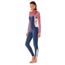 Combinaison Rip Curl Dawn Patrol 4/3 Chest Zip Slate Rose