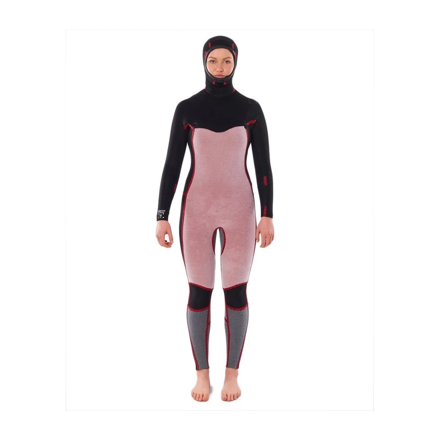 Combinaison Rip Curl Dawn Patrol Hooded 5/4mm - Black 4 Combinaison Rip Curl Dawn Patrol Hooded 5/4mm - Black – Image 4