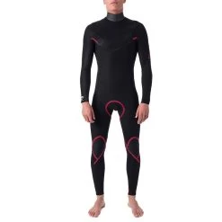 Combinaison Rip Curl Dawn Patrol Perf 3/2 Chest Zip Black -Plongée Soldes combinaison rip curl dawn patrol perf 32 chest zip black 3