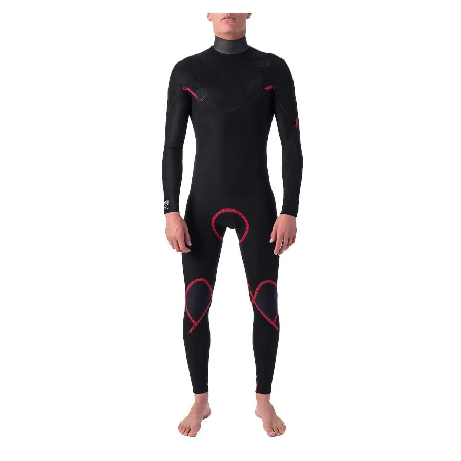 Combinaison Rip Curl Dawn Patrol Perf 4/3 Chest Zip Black 4 Combinaison Rip Curl Dawn Patrol Perf 4/3 Chest Zip Black – Image 4