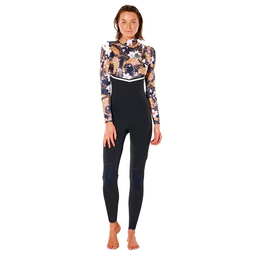 Combinaison Rip Curl E-Bomb E6 4/3 Mm Zip Free Black Gold 1 Combinaison Rip Curl E-Bomb E6 4/3 Mm Zip Free Black Gold