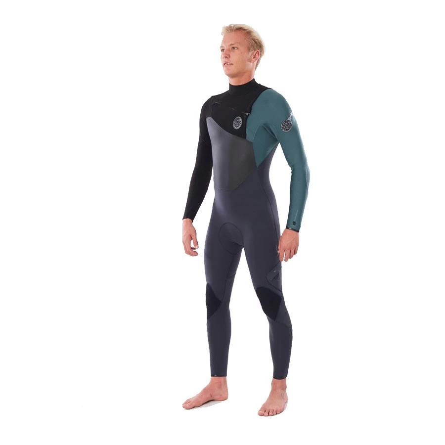 Combinaison Rip Curl FlashBomb 3/2 Chest Zip Green 1 Combinaison Rip Curl FlashBomb 3/2 Chest Zip Green