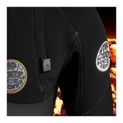 Combinaison Rip Curl FlashBomb Heatseeker E7 3/2 Zip Free - Black -Plongée Soldes combinaison rip curl flashbomb heatseeker e7 32 zip free black 5