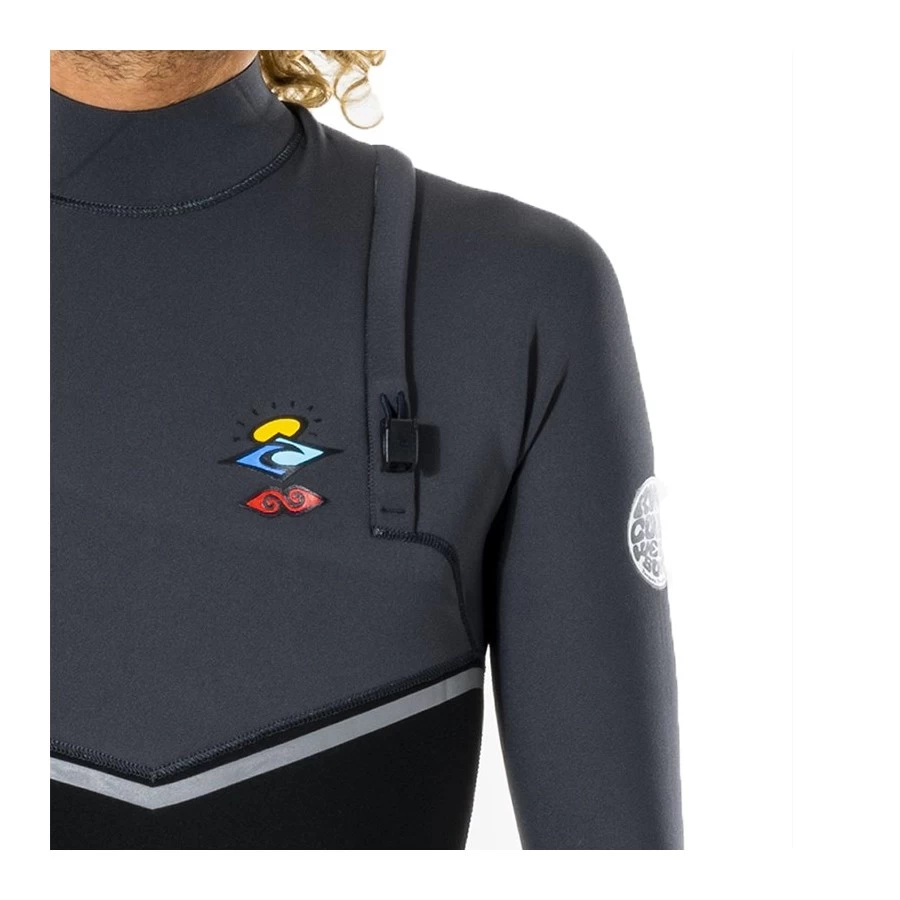 Combinaison Rip Curl FlashBomb Search 3/2 Zip Free - Charcoal 3 Combinaison Rip Curl FlashBomb Search 3/2 Zip Free - Charcoal – Image 3