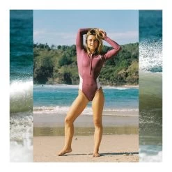 Combinaison Springsuit Wallien Nikki Van Dijk - Eternal Burgundy -Plongée Soldes combinaison springsuit wallien nikki van dijk eternal burgundy 4