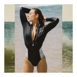 Combinaison Springsuit Wallien Nikki Van Dijk - Retro Monochrome -Plongée Soldes combinaison springsuit wallien nikki van dijk retro monochrome 4