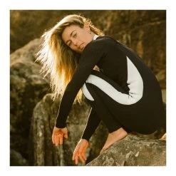 Combinaison Wallien Nikki Van Dijk 3/2 Mm - Retro Monochrome -Plongée Soldes combinaison wallien nikki van dijk 32 mm retro monochrome 5