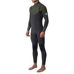 Rip Curl Dawn Patrol 4/3mm Chest Zip - Khaki