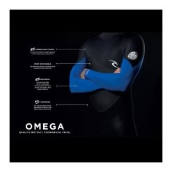 Rip Curl Omega 3/2 Back Zip - Black -Plongée Soldes rip curl omega 32 back zip black 3