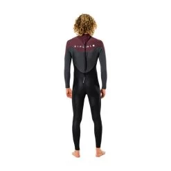 Rip Curl Omega 4/3 Back Zip - Maroon -Plongée Soldes rip curl omega 43 back zip maroon 1