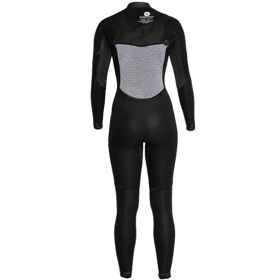 Sisstrevolution 7 Seas 3/2 Chest Zip By Vissla - Black 4 Sisstrevolution 7 Seas 3/2 Chest Zip By Vissla - Black – Image 4
