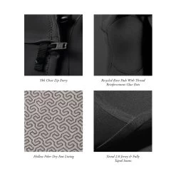 Vissla 7 Seas 5/4/3 Mm Boys Hooded - Phantom -Plongée Soldes vissla 7 seas 543 mm boys hooded phantom 3