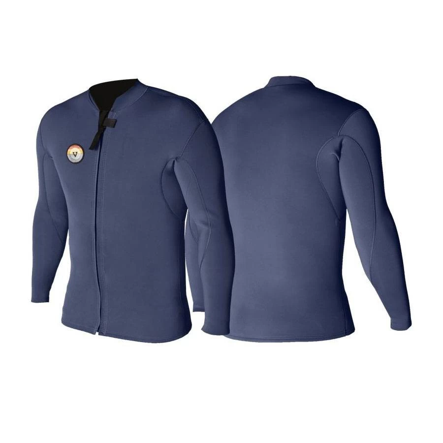 Vissla Top 2mm Solid Sets Front Zip - Night 3 Vissla Top 2mm Solid Sets Front Zip - Night – Image 3